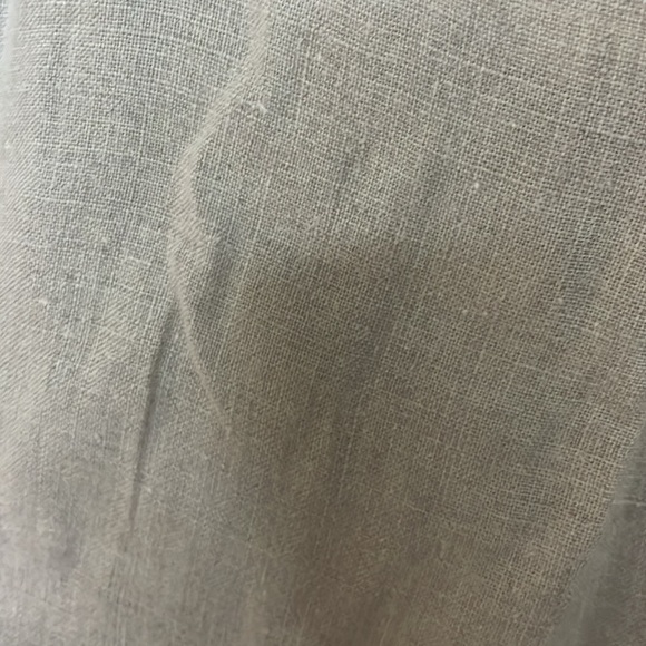 Eddie Bauer size 4 Light Beige Linen Button Down Lightweight A-line Maxi Skirt - Picture 8 of 12